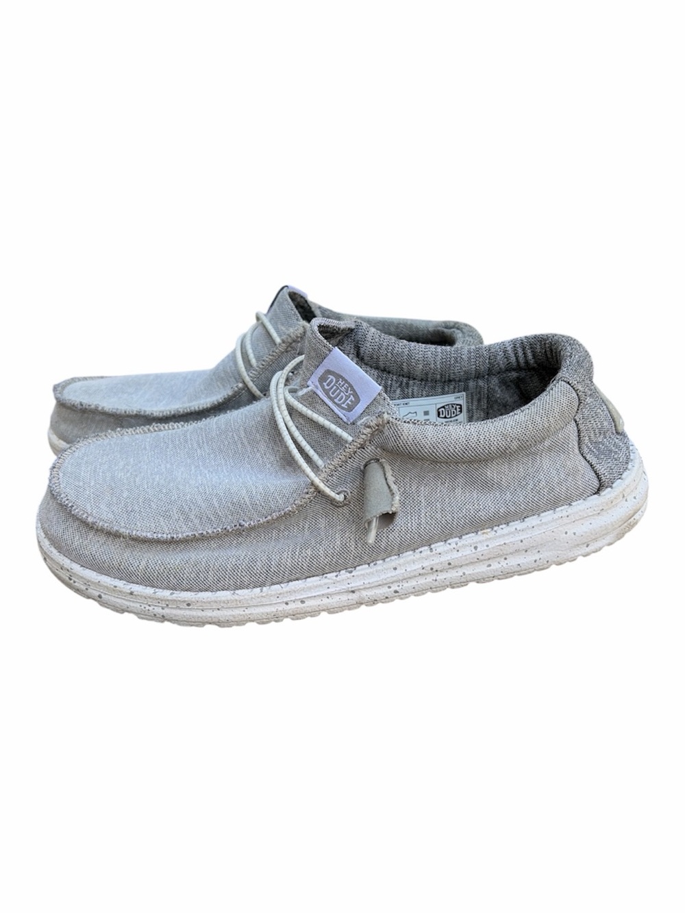 Hey Dude Grey Lightweight Slip-On Mens Shoes